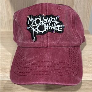 NEW Unisex Hand Crafted My Chemical Romance Adjustable Cap